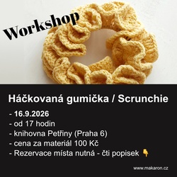 Háčkovací klub: uháčkujte si stylovou gumičku do vlasů