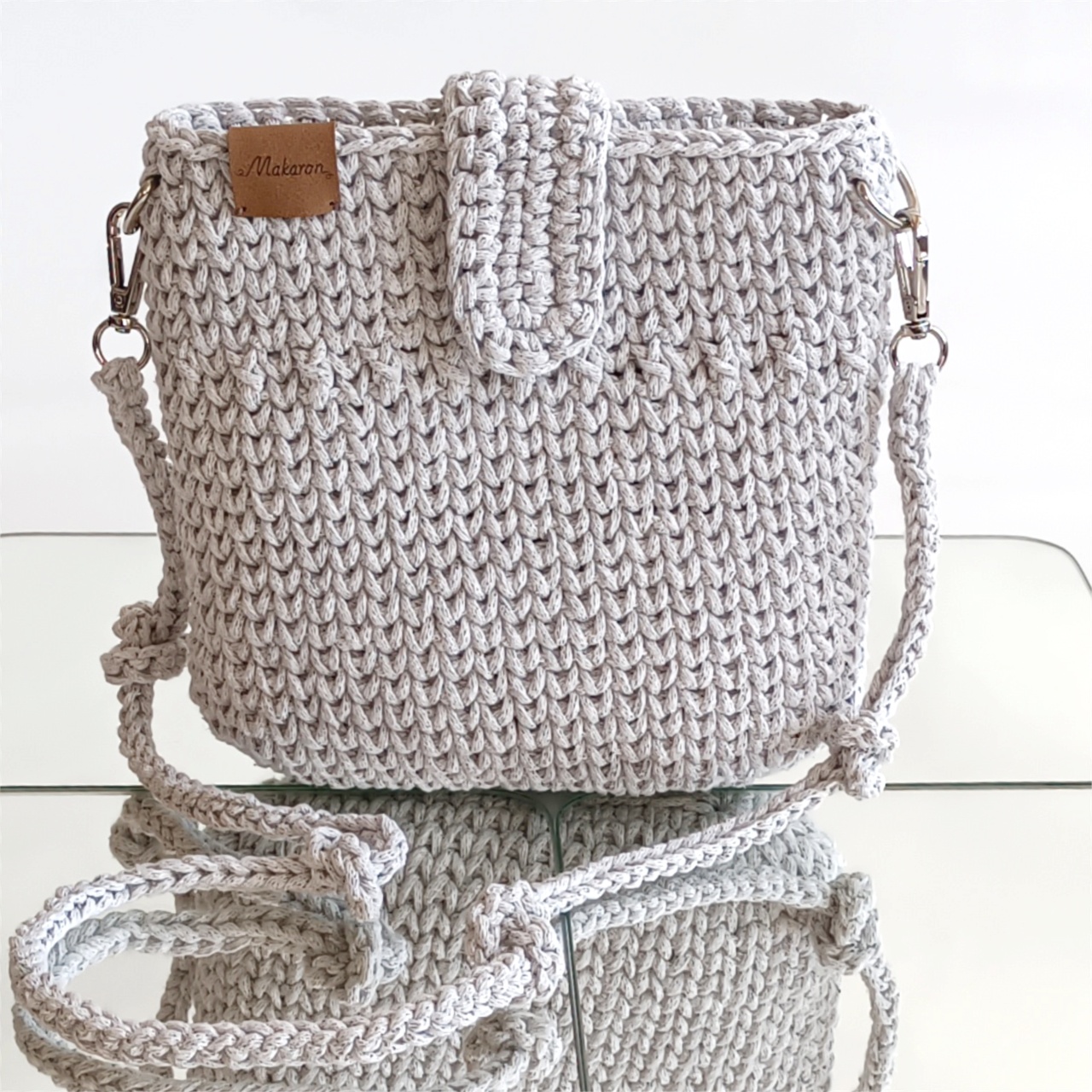 Crossbody světle šedá