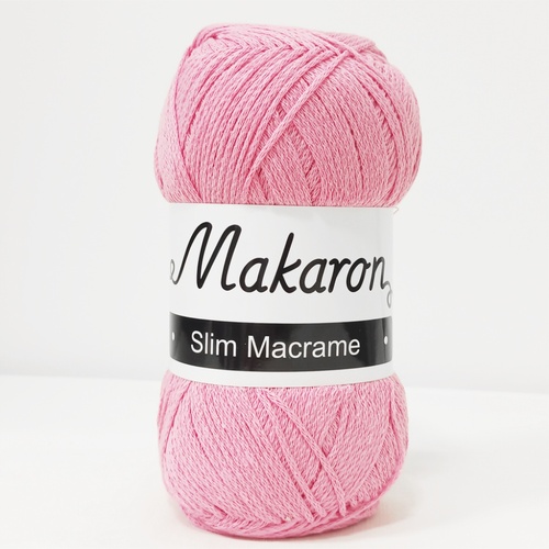Slim Macrame světle růžová 2mm
